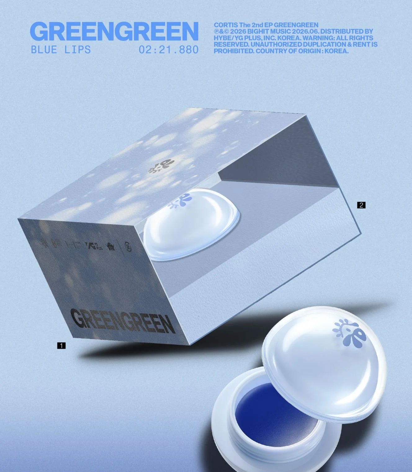 The 2nd EP [GREENGREEN] ('Blue Lips' Lip Balm ver.)