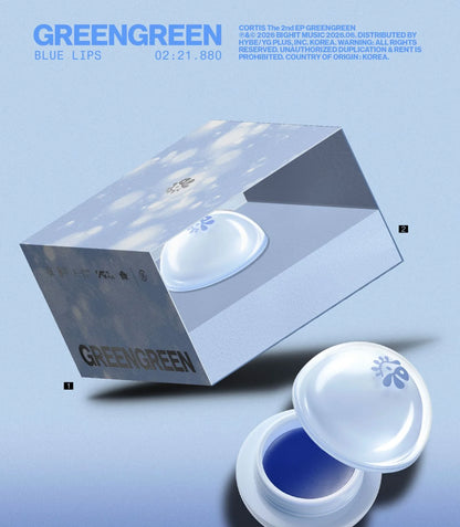 The 2nd EP [GREENGREEN] ('Blue Lips' Lip Balm ver.)