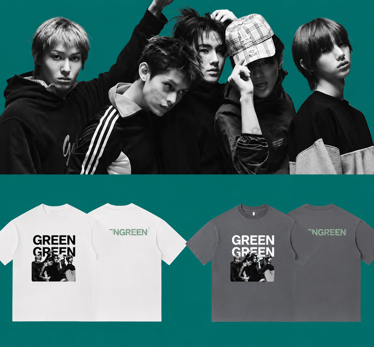 Cortis Exclusive GREENGREEN T-shirts ( Multiple Colors )