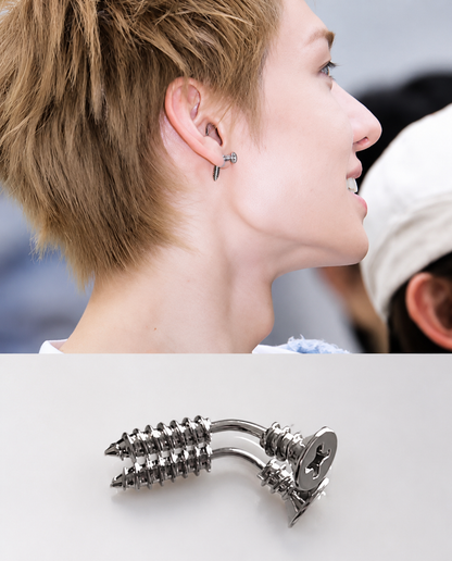 CORTIS Martin Punk Screw Earrings