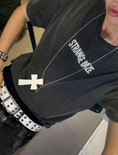 Martin White Cross Necklace
