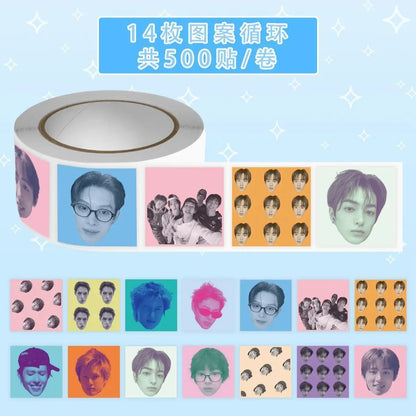 Cortis 500pcs Sticker Roll