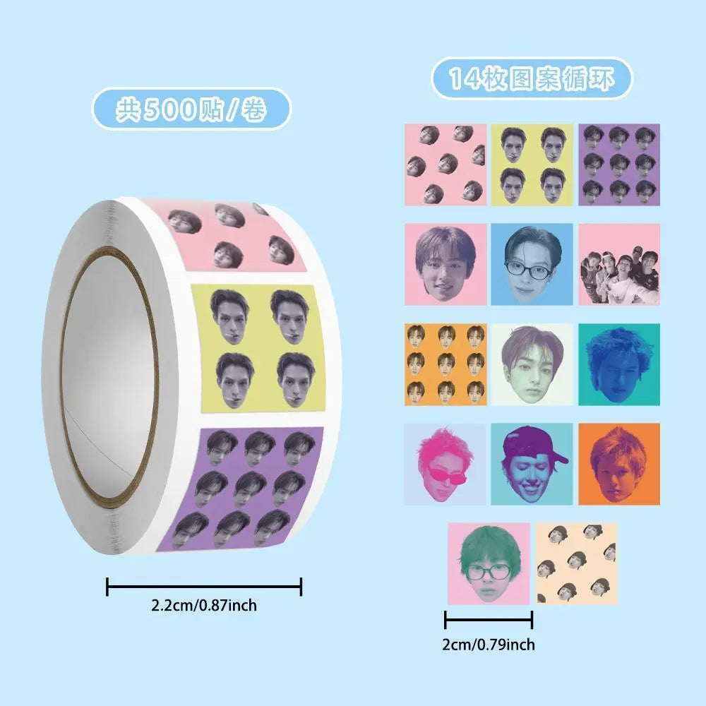 Cortis 500pcs Sticker Roll
