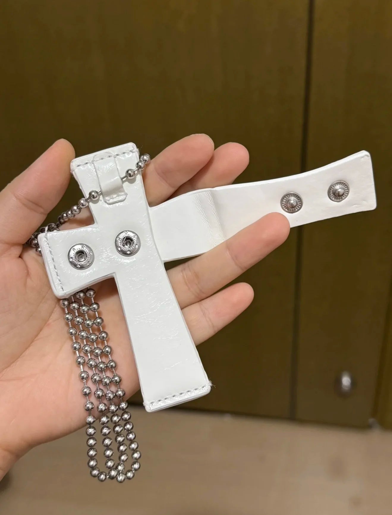Martin White Cross Necklace