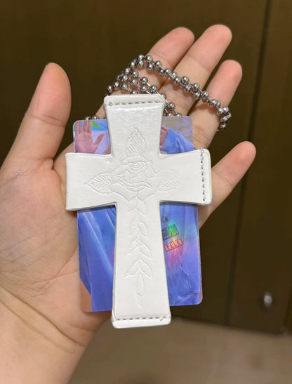 Martin White Cross Necklace